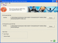 Word File Recovery screenshot